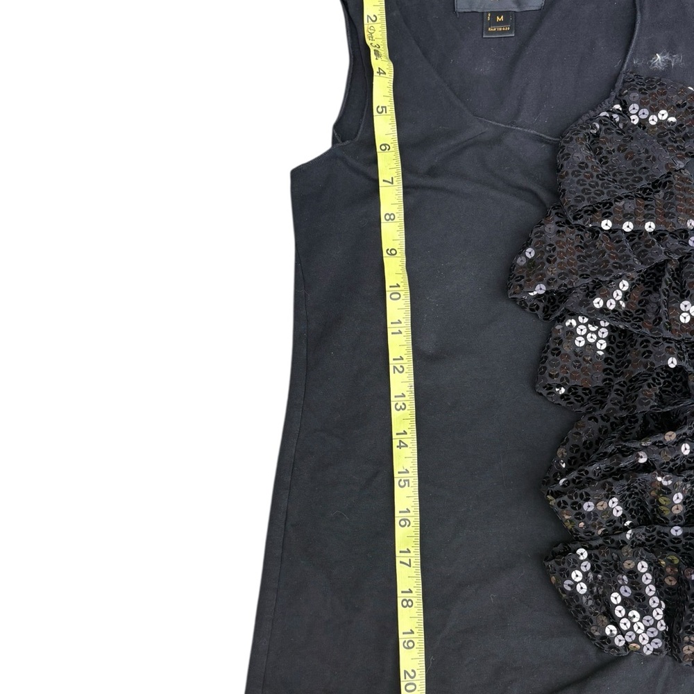 Julie Brown Size Med Blank Tank With Sequence - Picture 7 of 8